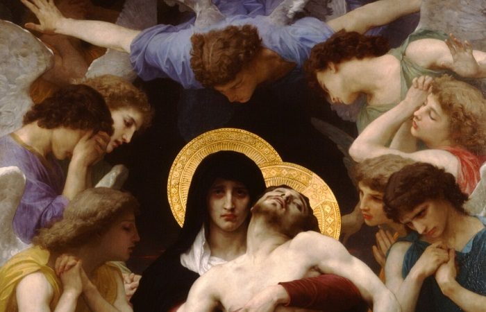 «Пьета» Вильяма Адольфа Бугро, 1876 г. Частная коллекция. (Всеобщее достояние)
