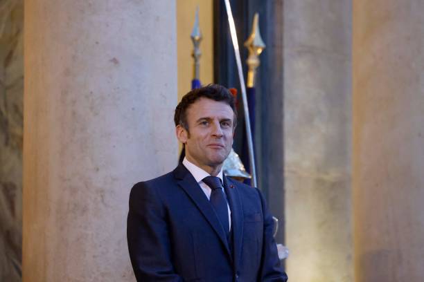 Президент Франции Эммануэль Макрон. Фото: LUDOVIC MARIN/POOL/AFP via Getty Images