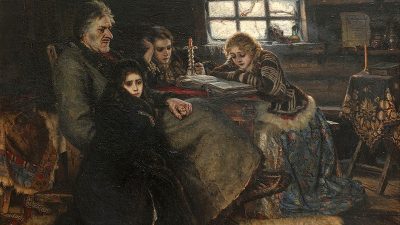 Картина «Меншиков в Берёзово». Художник В.И. Сурикова (1888), Третьяковская галерея , Москва./ru.wikipedia.org/Public Domain