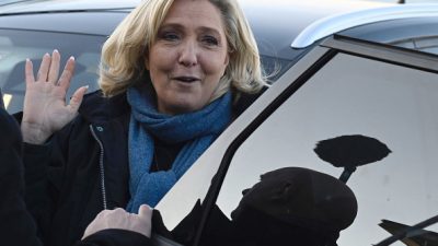 Марин Ле Пен — кандидат на президентских выборах 2022. (Photo: DAMIEN MEYER/AFP via Getty Images)