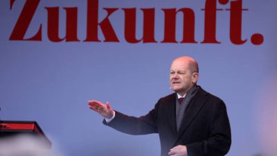 Канцлер Германии и член Немецкой социал-демократии (СДПГ) Олаф Шольц. Фото: Andreas Rentz/Getty Images