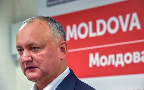 Бывший президент Молдовы Игорь Додон обвиняется в госизмене. Фото: SERGEI GAPON/AFP via Getty Images