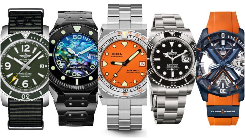 Фото предоставлено Breitling, Nove, Doxa, Rolex, Ulyssee Nardin