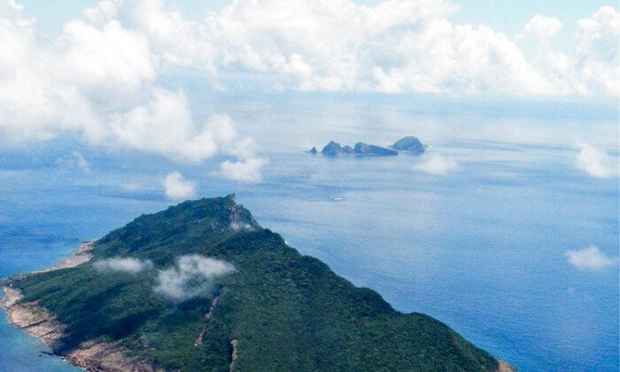 Острова Сенкаку в Восточно-Китайском море на фотографии, сделанной 15 сентября 2010 года. (Jiji Press/AFP/Getty Images)
