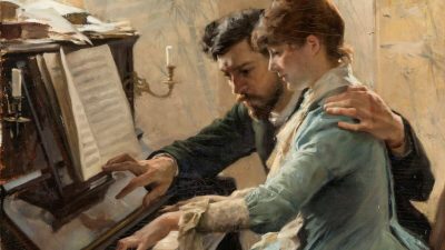 Могла ли «К Элизе» быть написана для ученицы по классу фортепиано? Фрагмент картины Альберта Эдельфельта «За роялем», 1884 г. Гетеборгский художественный музей. (Гетеборгский художественный музей /CC BY-SA 4.0) 