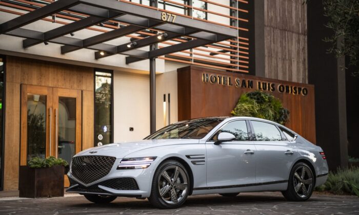 Genesis G80 Sport 2022 года выпуска. (Фото предоставлено Genesis Newsroom)