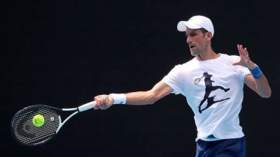 Новак Джокович. Фото: Kelly Defina/Getty Images