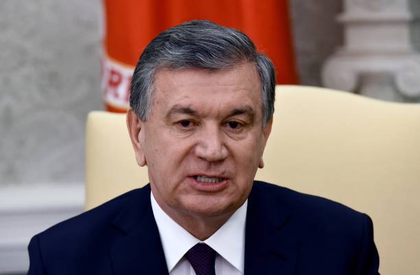 Президент Республики Узбекистан Шавкат Мирзиёев. Фото: Olivier Douliery-Pool/Getty Image 