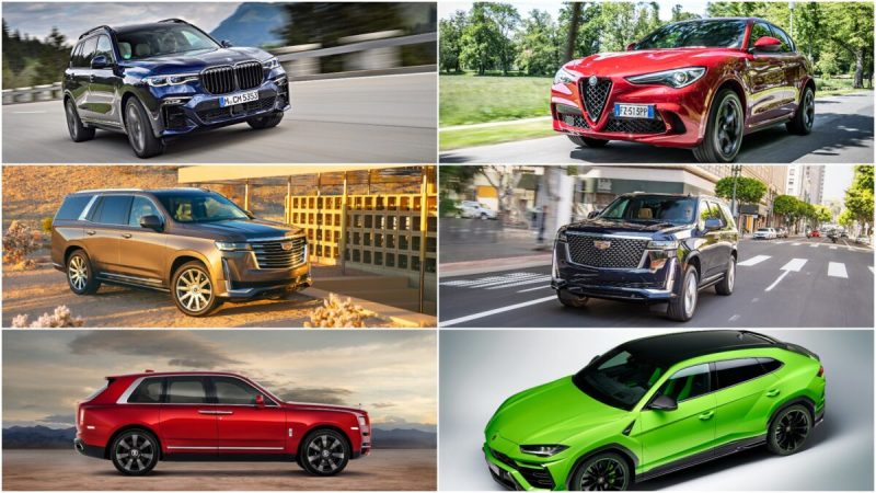 (Предоставлено Rolls Royce, Cadillac, BMW, Alfa Romeo, Lamborghini)
