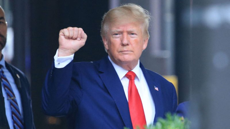 Бывший президент США Дональд Трамп в Нью-Йорке, 10 августа 2022 года. (Stringer/AFP via Getty Images) 