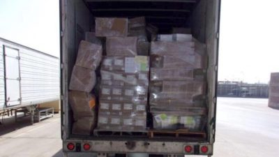 Изъятие огромного количества наркотиков на юго-западной границе в истории Таможенной и пограничной службы США, в Отай Меса, Сан-Диего, 9 октября 2020 года. (U.S. Customs and Border Protection)
