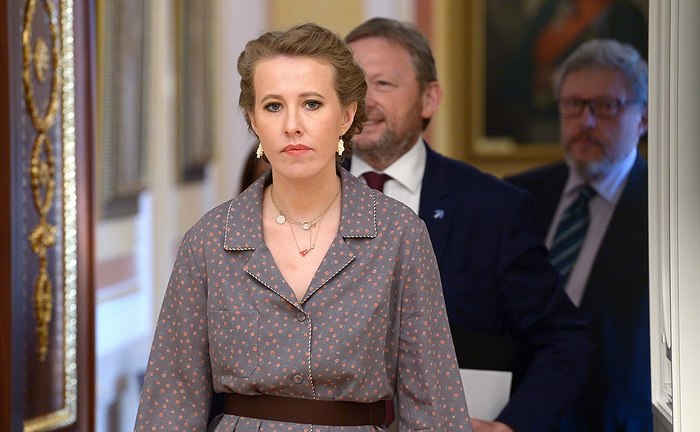 Телеведущая и журналистка Собчак вернулась в Россию. (Press Service of the President of the Russian Federation/ commons.wikimedia.org/CC BY 4.0)