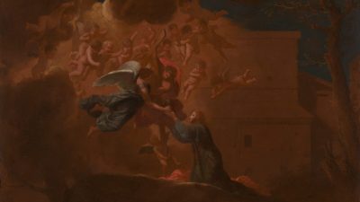 Деталь картины Николя Пуссена «Агония в саду», 1626-27 гг. Масло на меди; 61 см на 48,6 см. Подарок Джона и Барбары Ландау; музей Метрополитен, Нью-Йорк. (Public Domain) 