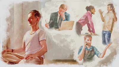 Прежде чем реагировать, научитесь на мгновение обратиться внутрь себя. (Фэй Мэн)
