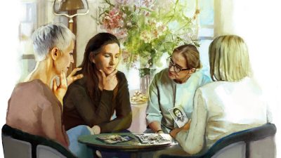 Вдовы и вдовцы могут найти большое утешение в группе. Существуют ресурсы для создания такой группы, включая учебный план, разработанный Лори Бонинг из организации «Восставшие из пепла». (Biba Kayewich)