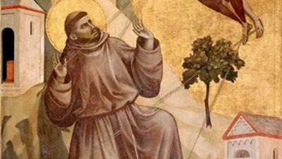 Деталь картины «Святой Франциск Ассизский, получающий стигматы», около 1297—1299 годов, автор Джотто ди Бондоне. Фото: Музей Лувра /общественное достояние