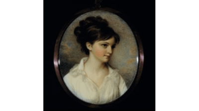 Элиза Изард, 1801 г., художник Эдвард Грин Мальбоун. Акварель на слоновой кости; 7,3 см x 6,7 см. Фото: Public Domain