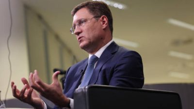 Вице-премьер Александр Новак. (Akos Stiller/Bloomberg via Getty Images)