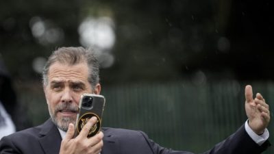 Хантер Байден на мероприятии в Белом доме в Вашингтоне 18 апреля 2022 года. (Drew Angerer/Getty Images)